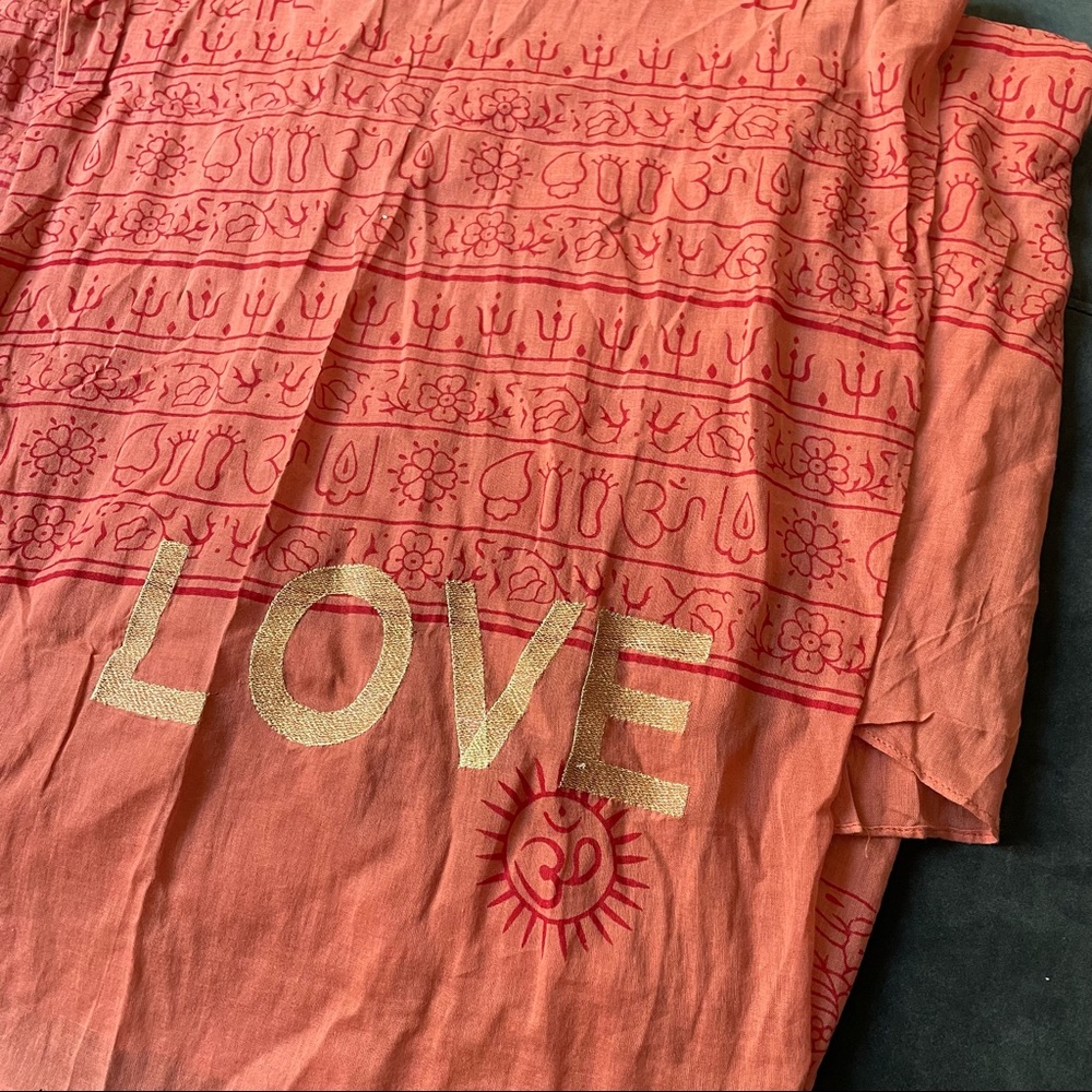 Love Blanket Fabric Scarf